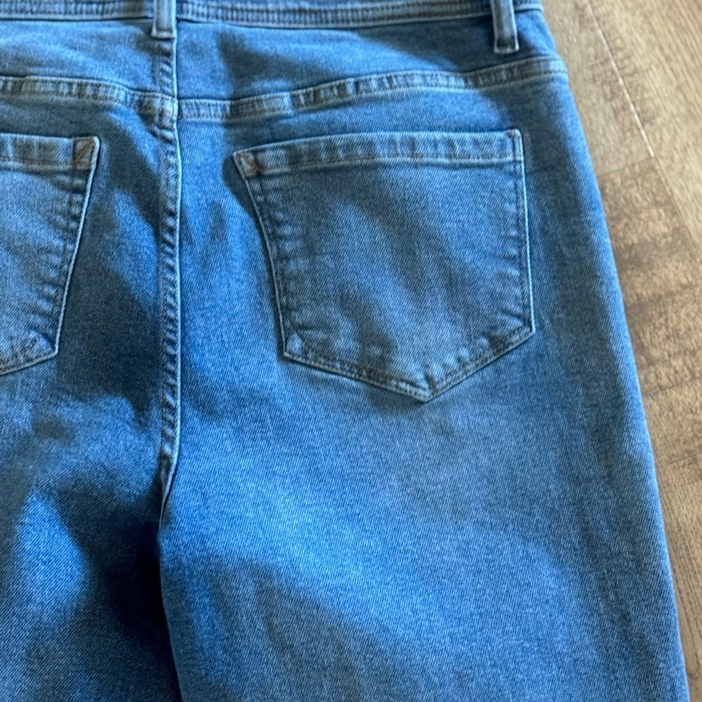 Kensie Vintage Luxe The Savannah High Rise Flare Jeans Size 12/31 Stretch Denim - Picture 9 of 9